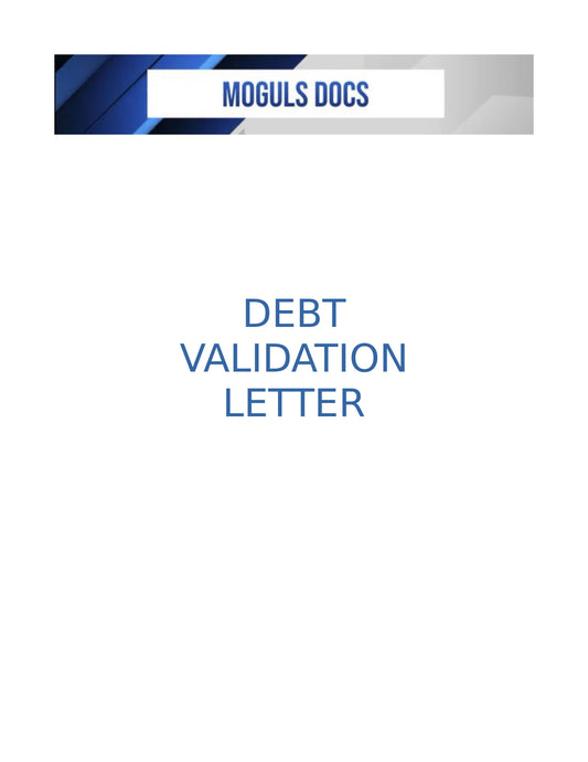 Debt Validation